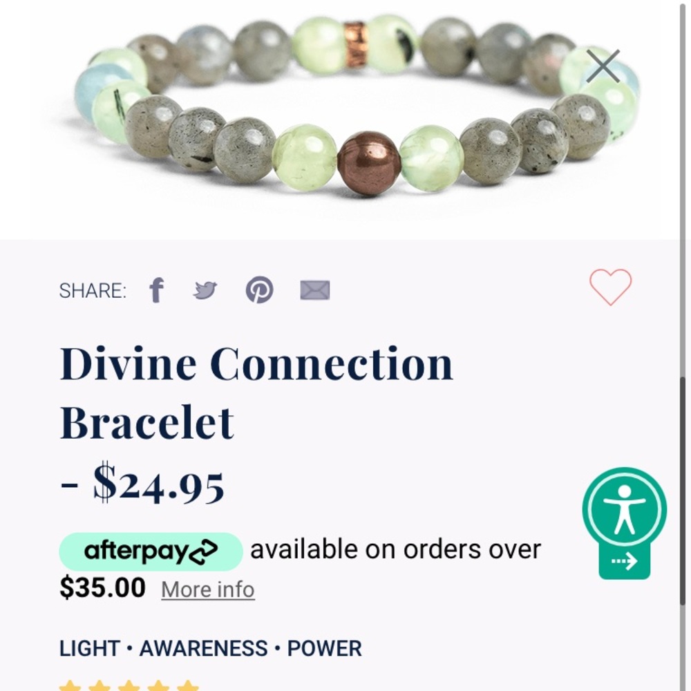 Divine connection crystal bracelet